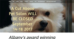 Desktop Screenshot of acutabovepetsalon.com