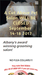 Mobile Screenshot of acutabovepetsalon.com